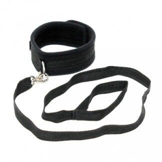 Soft collar with leash Rimba - Bondageplay - LoveLab